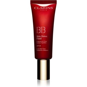 Clarins BB Skin Detox Fluid hydratační BB krém SPF 25 odstín 01 Light 45 ml