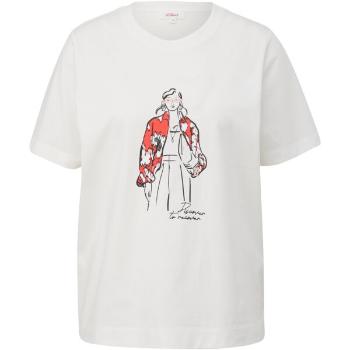 s.Oliver RL T-SHIRT Dámské tričko, bílá, velikost