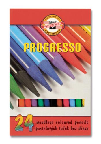 Koh-i-noor pastelky PROGRESSO dlouhé sada 24 ks