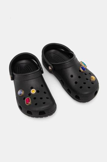 Pantofle Crocs CLASSIC JEWEL CLOG černá barva, 210716