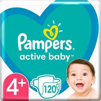 PAMPERS Active Baby vel.  4+ (120 ks) - měsíční balení (8001090951694)