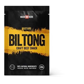 Maso Here hovězí biltong hořčice 40 g (8594185671237)