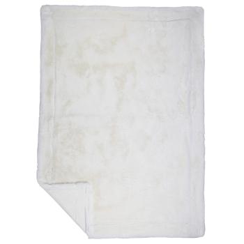 Bílý plyšový měkoučký pléd Soft Teddy White Off - 130*180cm  FXTRKW