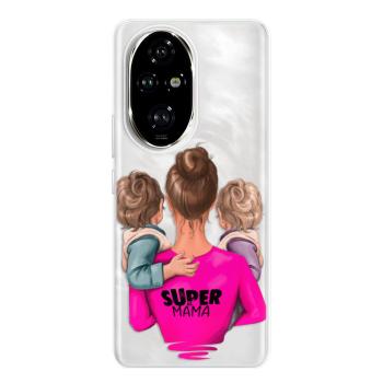 Odolné silikonové pouzdro iSaprio - Super Mama - Two Boys - Honor 200 Pro