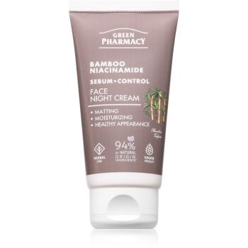 Green Pharmacy Bamboo & Niacinamide Night Face Cream hydratační noční krém 50 ml