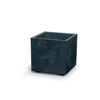 Květináč SIERRA SQUARE BETON EFFECT 38,5 cm, antracit, M
