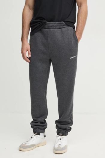 Tepláky Pepe Jeans DAMIAN JOGGER šedá barva, hladké, PM211801