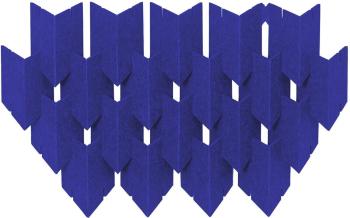 Mega Acoustic DART-PET 12 Pieces Navy Blue Absorpční penový panel