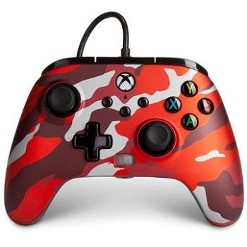 PowerA Enhanced Wired Controller - Metallic Red Camo - Xbox (617885025075)