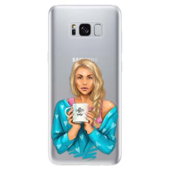 Odolné silikonové pouzdro iSaprio - Coffe Now - Blond - Samsung Galaxy S8