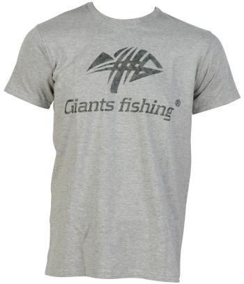 Giants fishing tričko pánské šedé camo logo - xxl