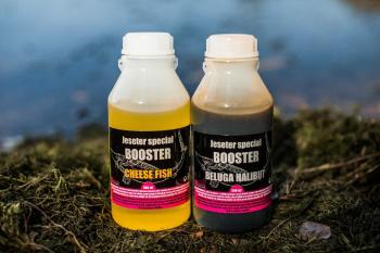 LK Baits Booster Jeseter Special 500ml - Beluga Halibut