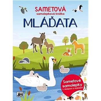 Sametová samolepková knížka Mláďata (8595593832289)