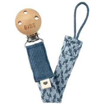 Bibs Paci Braid klip na dudlík Petrol/Baby Blue (0379200)