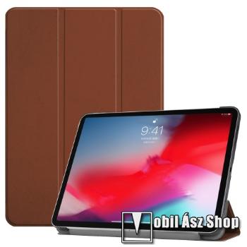 Notesz / mappa tok - BARNA - oldalra nyíló flip cover, TRIFOLD asztali tartó funkciós, mágneses záródás - APPLE iPad Pro 11 (2018)