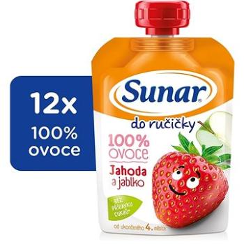 Sunar Kapsička Do ručičky jahoda 12× 100 g (8592084413699)