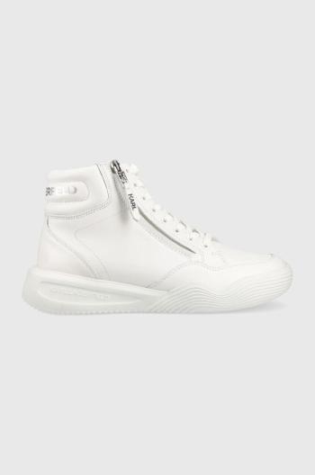 Kožené sneakers boty Karl Lagerfeld KAPRI RUN Kapri Run, bílá barva, KL52855