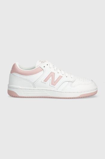 Sneakers boty New Balance BB480LOP růžová barva