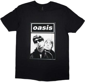 Oasis Tričko Noel & Liam Boxed Photo Unisex Black M