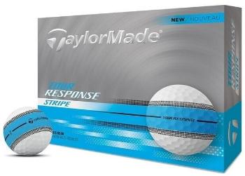 TaylorMade Tour Response Stripe Neon Blue Golfové míčky