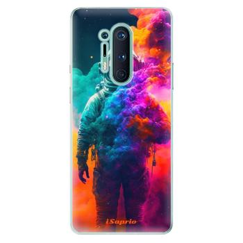 Odolné silikonové pouzdro iSaprio - Astronaut in Colors - OnePlus 8 Pro