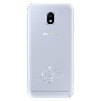 Silikonové pouzdro iSaprio - čiré - Travel - Samsung Galaxy J3 2017