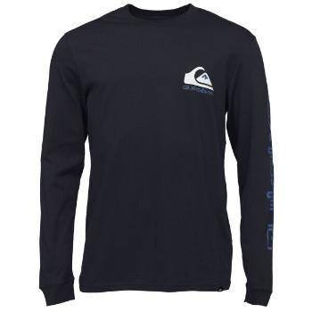 Quiksilver COMP LOGO LS Pánské triko, tmavě modrá, velikost