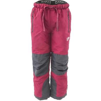 Pidilidi OUTDOOR PANTS Dívčí outdoorové kalhoty, vínová, velikost