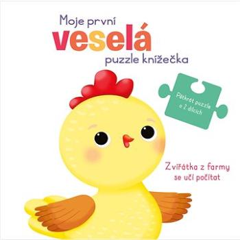 Moje první veselá puzzle knížečka Zvířátka z farmy se učí počítat (9789464228533)