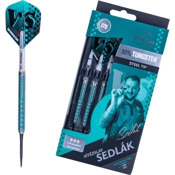 Windson CHAMPION SEDLÁK 22 G TUNGSTEN SET Wolframový set šipek s ocelovými hroty, tyrkysová, velikost