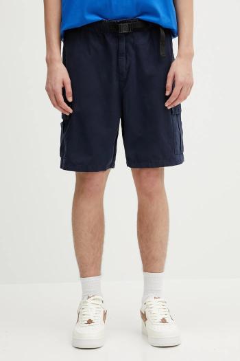 Bavlnené šortky Barbour Barbour Grindle Cargo Relaxed Short tmavomodrá farba, MST0062