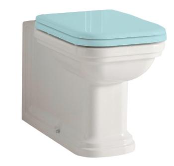 KERASAN WALDORF WC kombi mísa 40x68cm, spodní/zadní odpad, bílá 411701