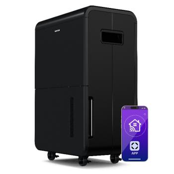 Klarstein DryFy Connect 70 odvlhčovač vzduchu, 70 l/den, do 90 m², WiFi, ovládání pomocí aplikace, 8 L nádrž na vodu