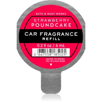 Bath & Body Works Strawberry Pound Cake vůně do auta náhradní náplň 6 ml