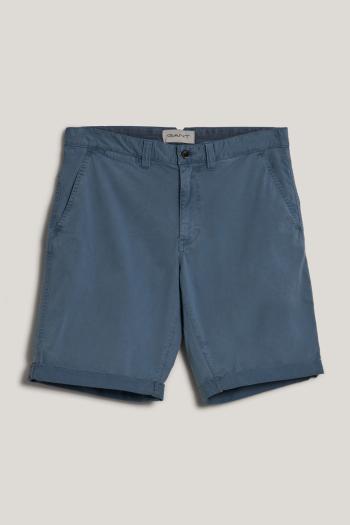 ŠORTKY GANT WASHED COTTON CHINO SHORTS SALTY SEA