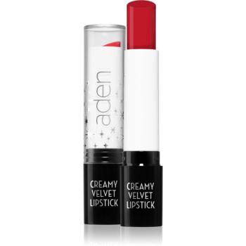 Aden Cosmetics Creamy Velvet Lipstick krémová rtěnka odstín 08 Scarlett Heart 3 g