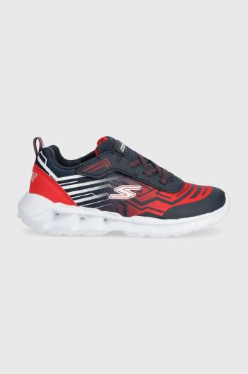 Dětské sneakers boty Skechers MAGNA-LIGHTS MAVER tmavomodrá barva