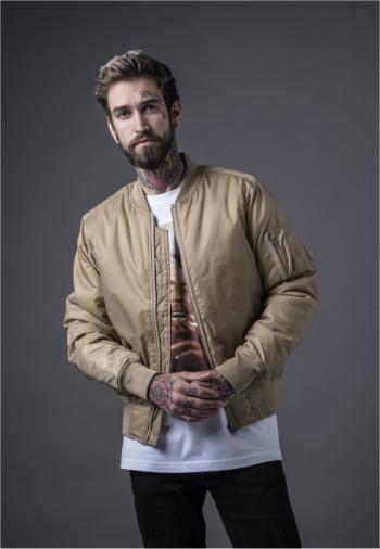 Urban Classics Basic Bomber Jacket beige - M