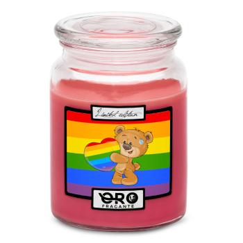 Svíčka LGBT Bear (Vůně svíčky: Višně v čokoládě)