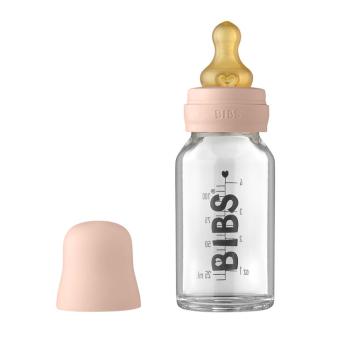 Bibs Baby Bottle skleněná láhev Blush 110 ml