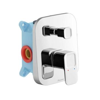 RAVAK - 10° Vaňová batéria TD 065.00 pod omietku s prepínačom pre R-box, chróm X070070