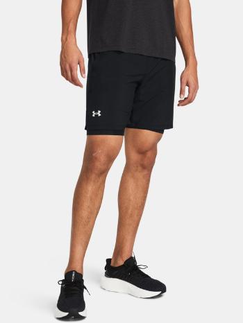 Under Armour UA Launch 7'' 2-In-1 Kraťasy Černá