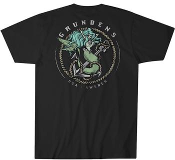 Grundéns tričko mermaid ss t-shirt black - xl