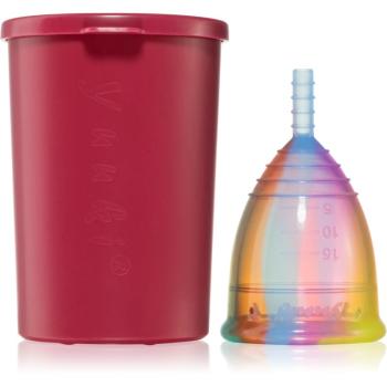 Yuuki Rainbow Jolly Classic 1 + cup cupe menstruale mărime large (⌀ 46 mm, 24 ml) 1 buc