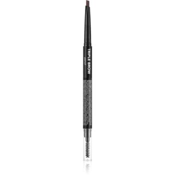 flormar Triple Brow Pencil tužka na obočí 3 v 1 odstín 002 Auburn 0.75 g