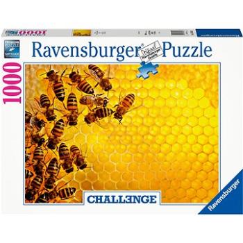 Ravensburger Puzzle 173624 Challenge Puzzle: Včely Na Medové Plástvi 1000 Dílků  (4005556173624)