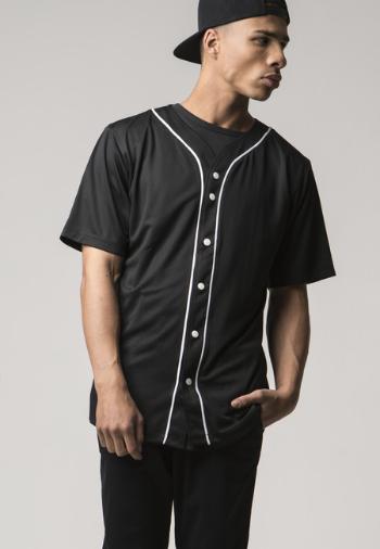 Urban Classics Baseball Mesh Jersey blk/wht - XXL