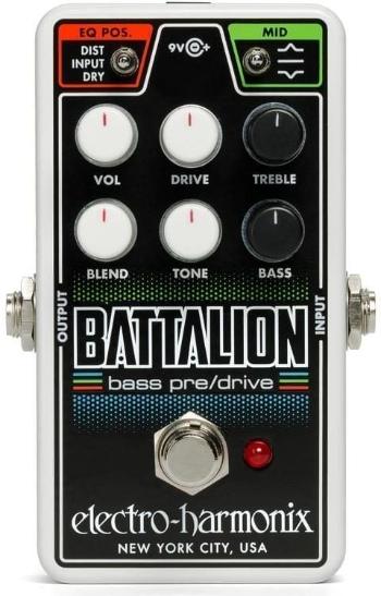 Electro Harmonix Nano Battalion Bass Preamp & Overdrive Baskytarový efekt