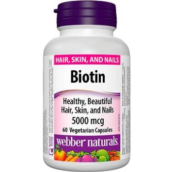 Webber Naturals Biotin 5000 mcg 60 cps (9549)