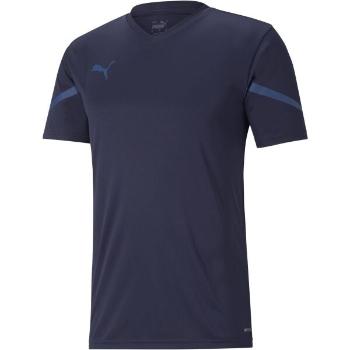 Puma TEAMFLASH JERSEY TEE Pánské sportovní triko, tmavě modrá, velikost